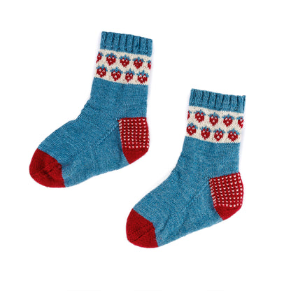 Patons Strawberry Patch Knit Socks Patons Strawberry Patch Knit Socks