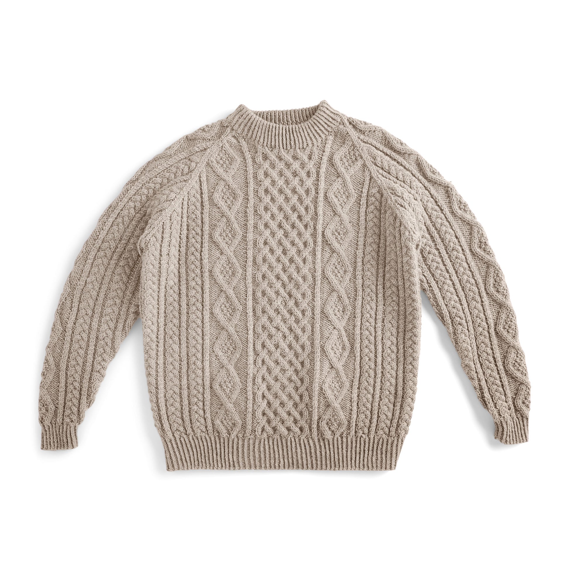 Crochet Pattern Honeycomb Sweater Knitting Pattern Free Patons