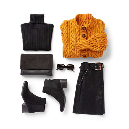 Patons Dovercourt Knit Cardigan Desert