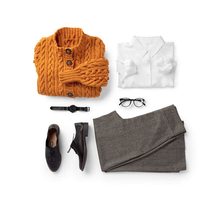 Patons Dovercourt Knit Cardigan Desert