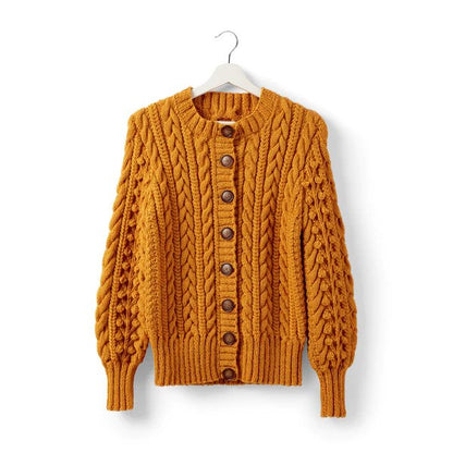 Patons Dovercourt Knit Cardigan Desert