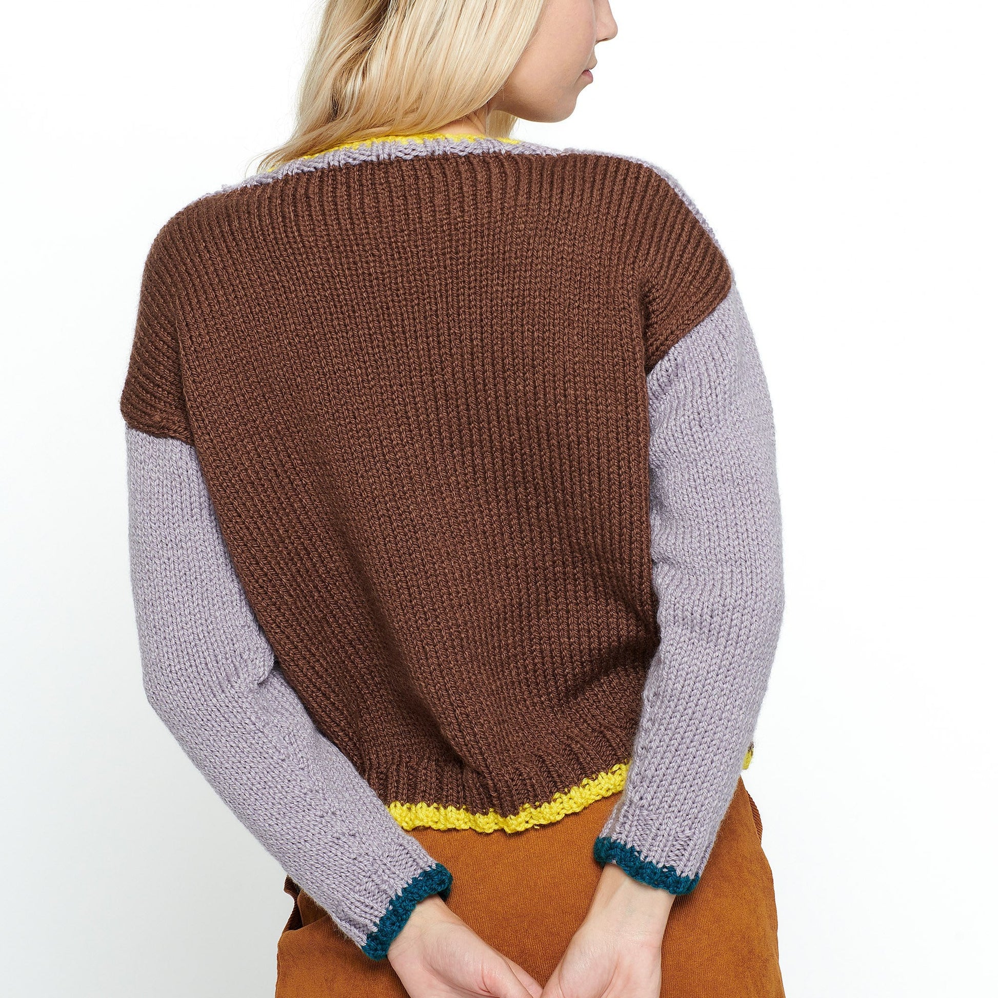 Free Patons Knit Landscape Sweater Pattern