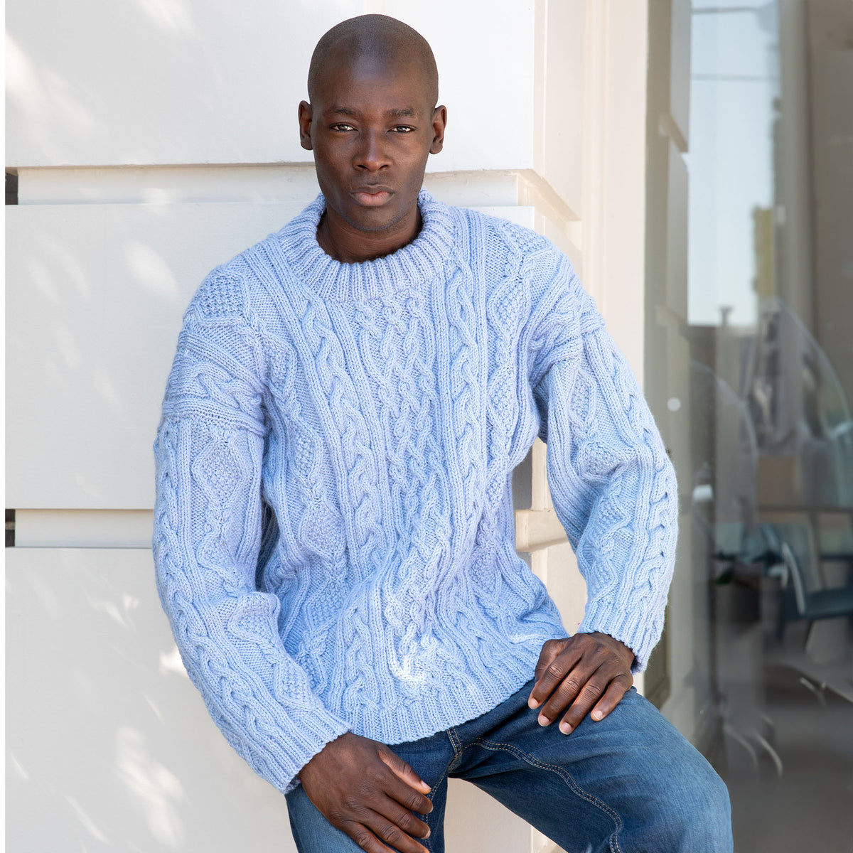 Knit Pullover made in Patons Classic Wool Worsted Yarn