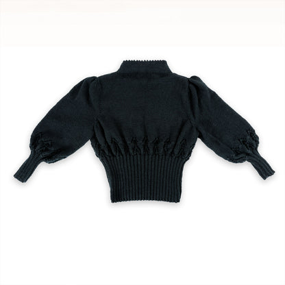 Patons Knit Blackwell Bloom Sweater Black