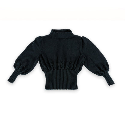 Patons Knit Blackwell Bloom Sweater Black