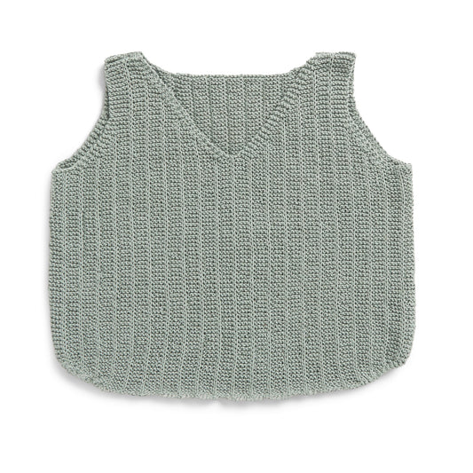 Patons Linen Straight Lines Knit Tank