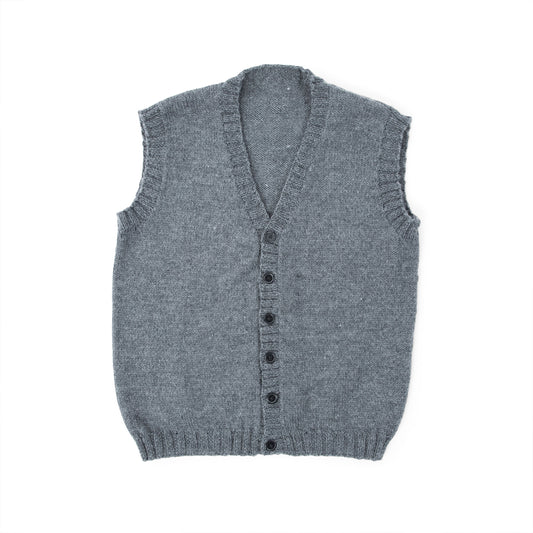 Patons Button Front Knit Vest