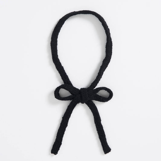 Patons Knit Skinny Neck Bow