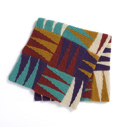 Patons Cozy Claws Knit Blanket Patons Cozy Claws Knit Blanket