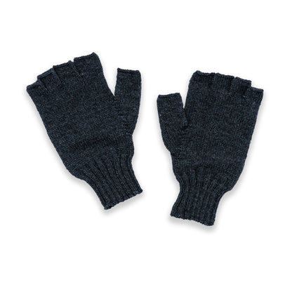 Patons Fingerless Knit Gloves For Adult Gentry Gray