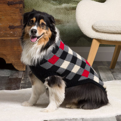 Patons Knit Canine Checks Patons Knit Canine Checks