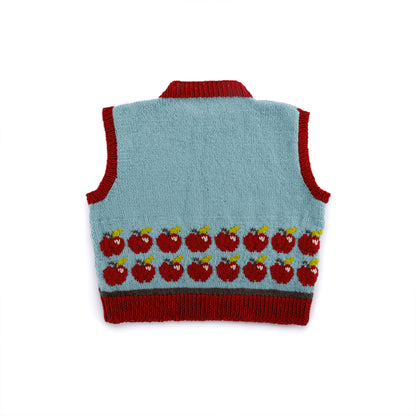 Patons Red Delicious Knit Vest Patons Red Delicious Knit Vest