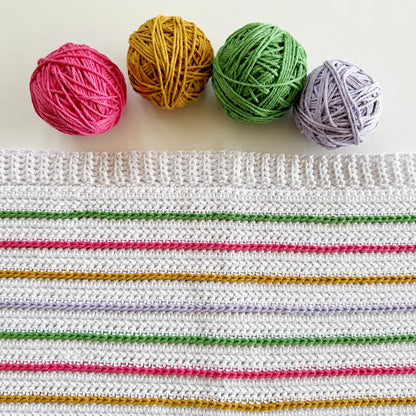 Cotton Bloom Stipes Blanket Cotton Bloom Stipes Blanket