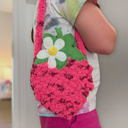 Bernat Woven Strawberry Bag Bernat Woven Strawberry Bag