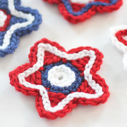 Red Heart Americana Crochet Stars Red Heart Americana Crochet Stars