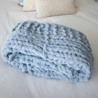 Bernat Finger Knit Textured Throw Bernat Finger Knit Textured Throw