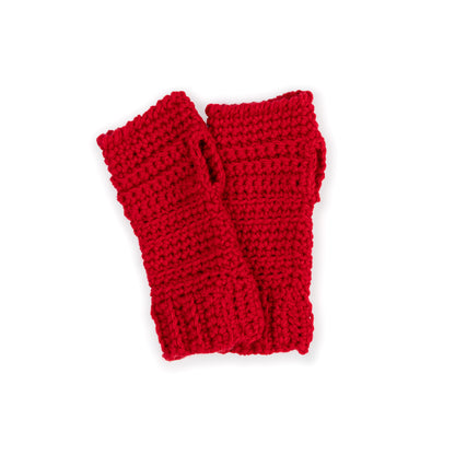 Red Heart Wristers Made Easy Holly Berry