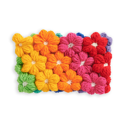 Red Heart Puffy Flowers Crochet Clutch Red Heart Puffy Flowers Crochet Clutch