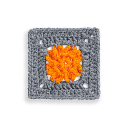 Red Heart Fun Crochet Applique Collection Single Size / Flower in a Square