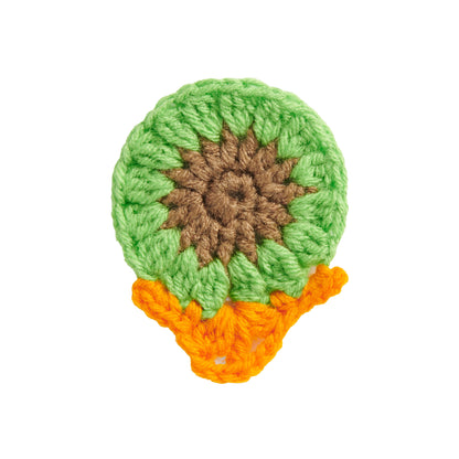 Red Heart Fun Crochet Applique Collection Single Size / Sunflower - Spring Green