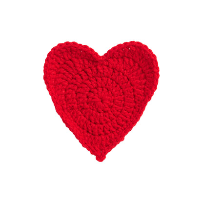 Red Heart Fun Crochet Applique Collection Single Size / Heart