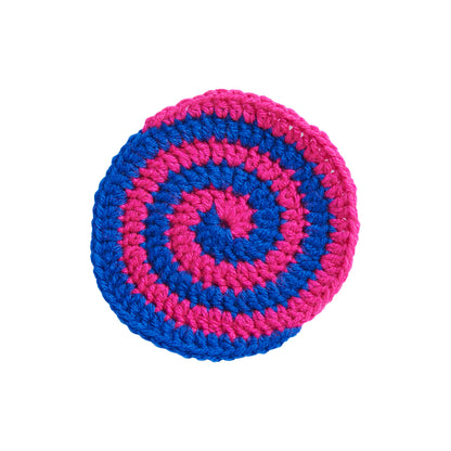 Red Heart Fun Crochet Applique Collection Single Size / Swirl - Shocking Pink