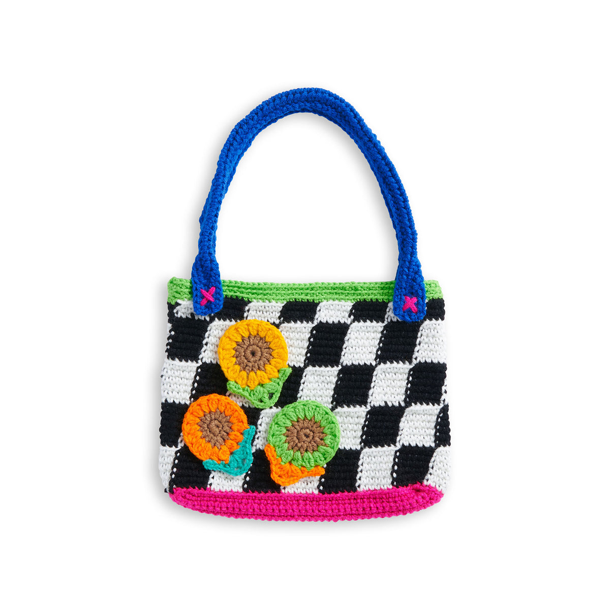 Crochet Tote Bag made in Red Heart Super Saver Kits Yarn