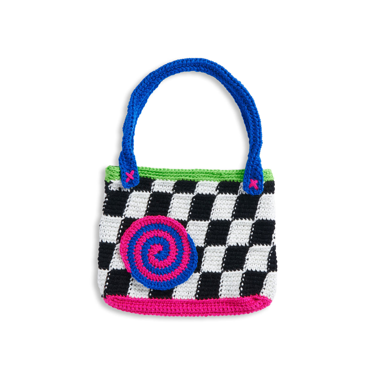 Crochet Tote Bag made in Red Heart Super Saver Kits Yarn