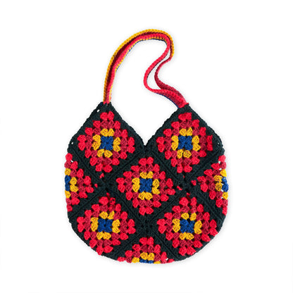 Red Heart In The Bag Granny Crochet Tote Single Size