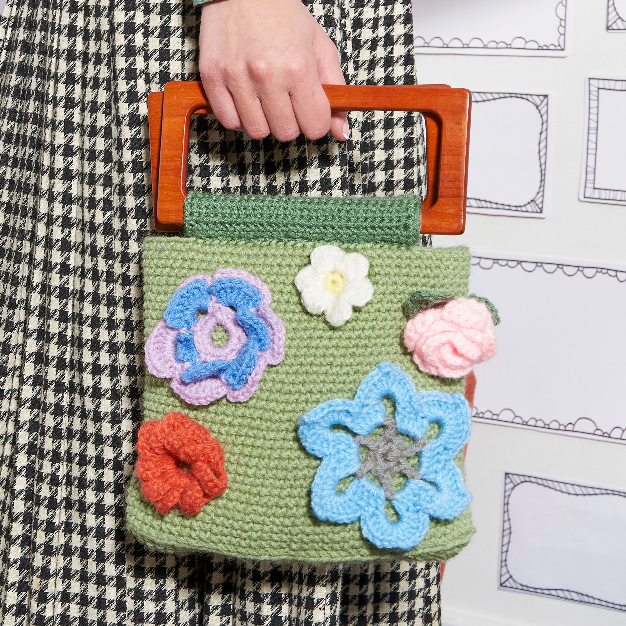 JNHearts バッグ Check Wool Garden Mini/Red Mini Tote Bag - Harding Red - Pendleton EU