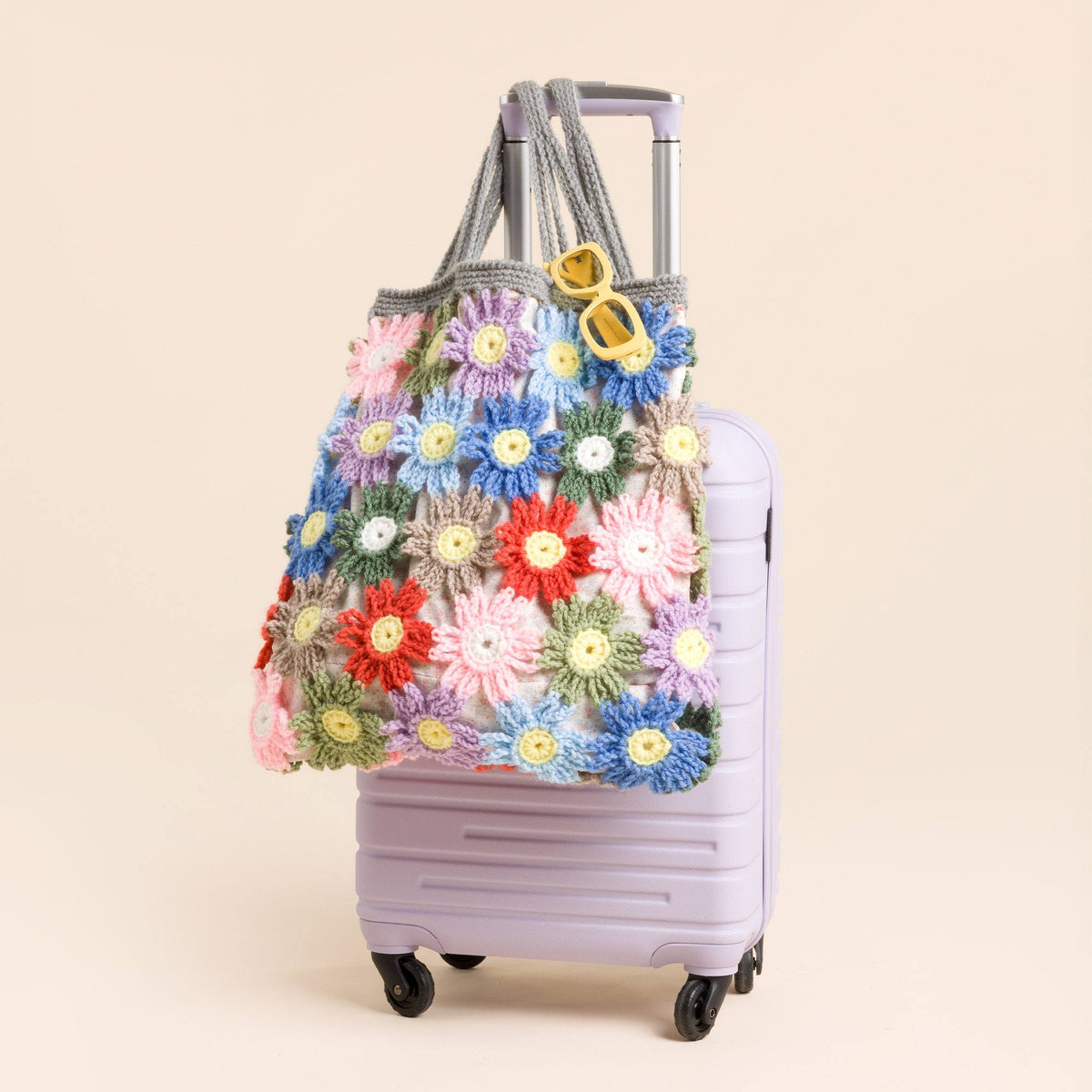 Crochet Bag made in Red Heart Super Saver 5g Kits Yarn