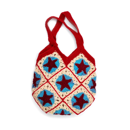 Red Heart Crochet Star Bright Bag Red Giant