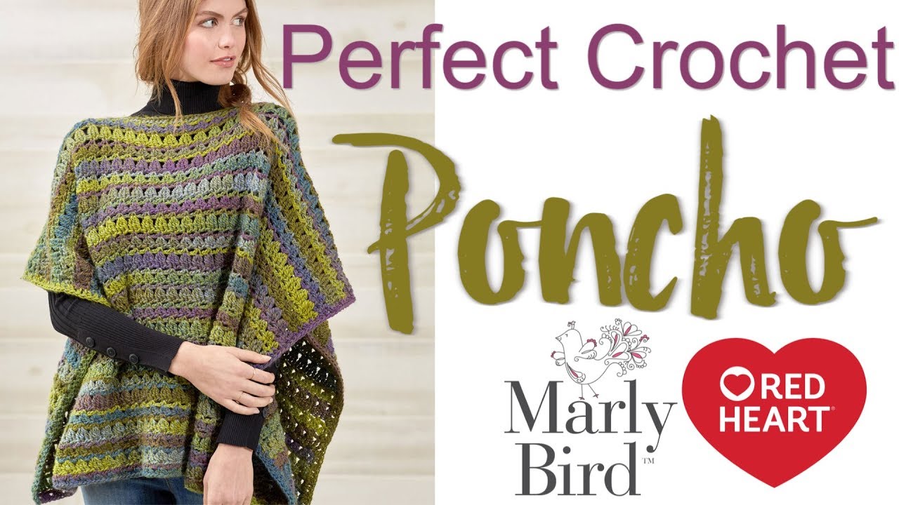 Red Heart Perfect Poncho Crochet