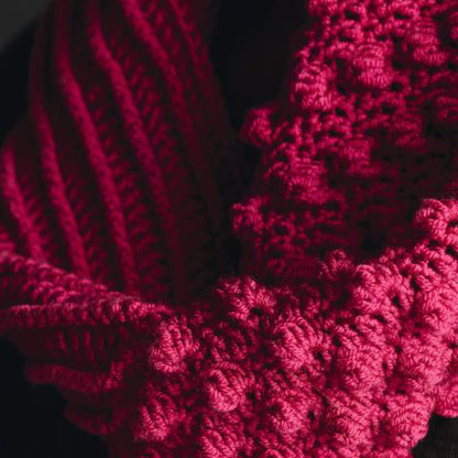 Red Heart Crochet Ridge Cowl Red Heart Crochet Ridge Cowl
