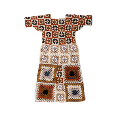 Red Heart Love Granny Squares Crochet Dress Red Heart Love Granny Squares Crochet Dress