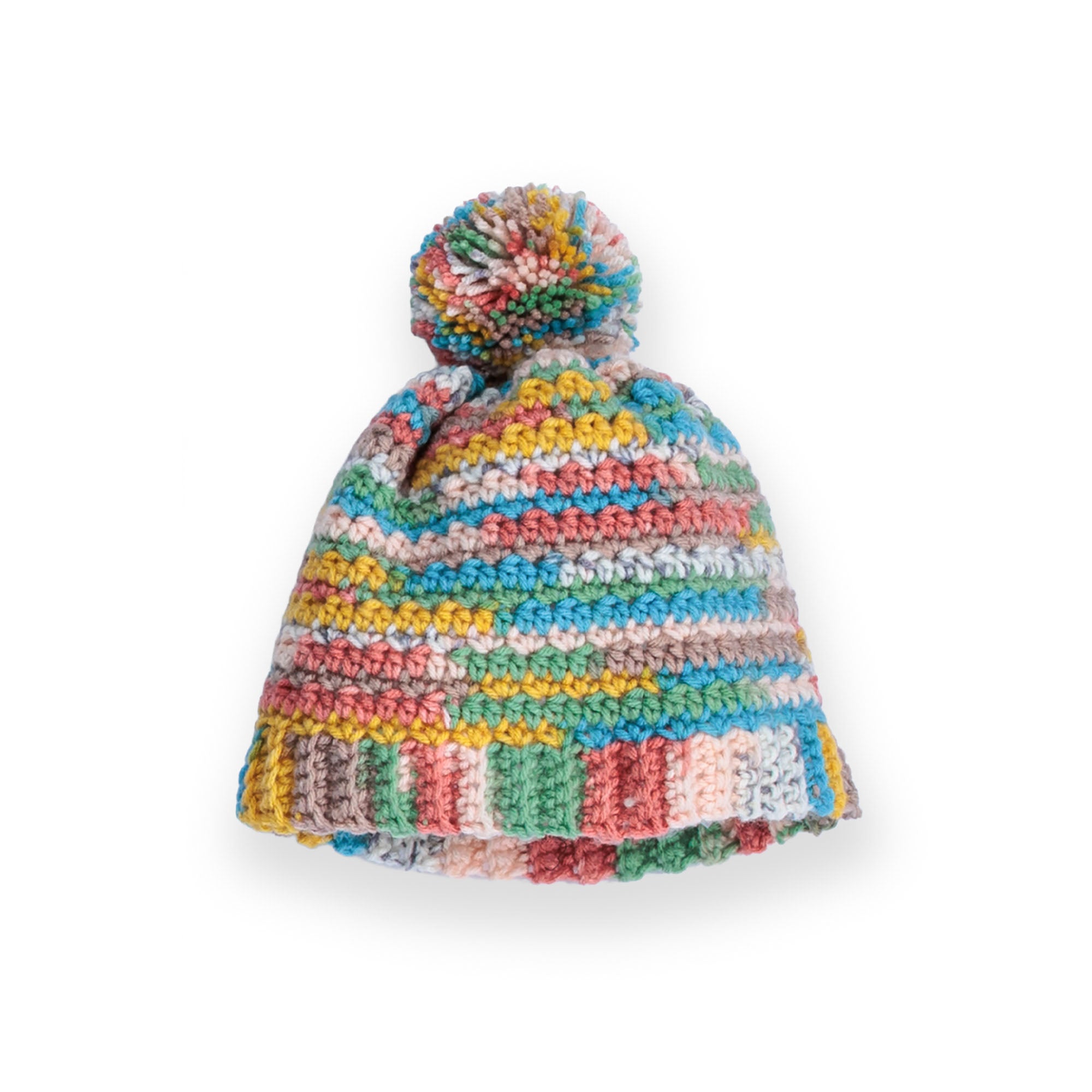 Free Easy Red Heart Stripes Hat Crochet Pattern | Yarnspirations