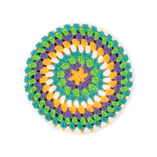 Crochet Beret made in Red Heart Yarn