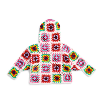 Red Heart Granny Crochet Hoodie Version 1