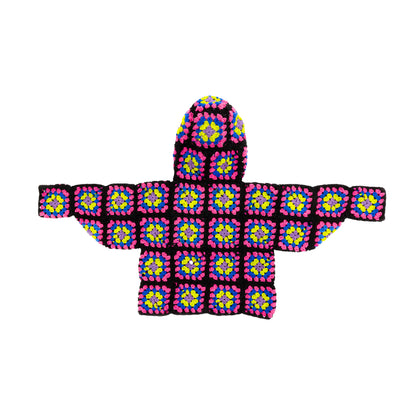 Red Heart Granny Crochet Hoodie Version 2