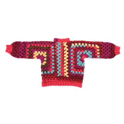 Red Heart Love My Crochet Hexi Colorful Pullover Red Heart Love My Crochet Hexi Colorful Pullover