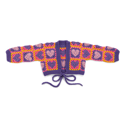 Red Heart Wrapped in Love Crochet Cardigan Red Heart Wrapped in Love Crochet Cardigan