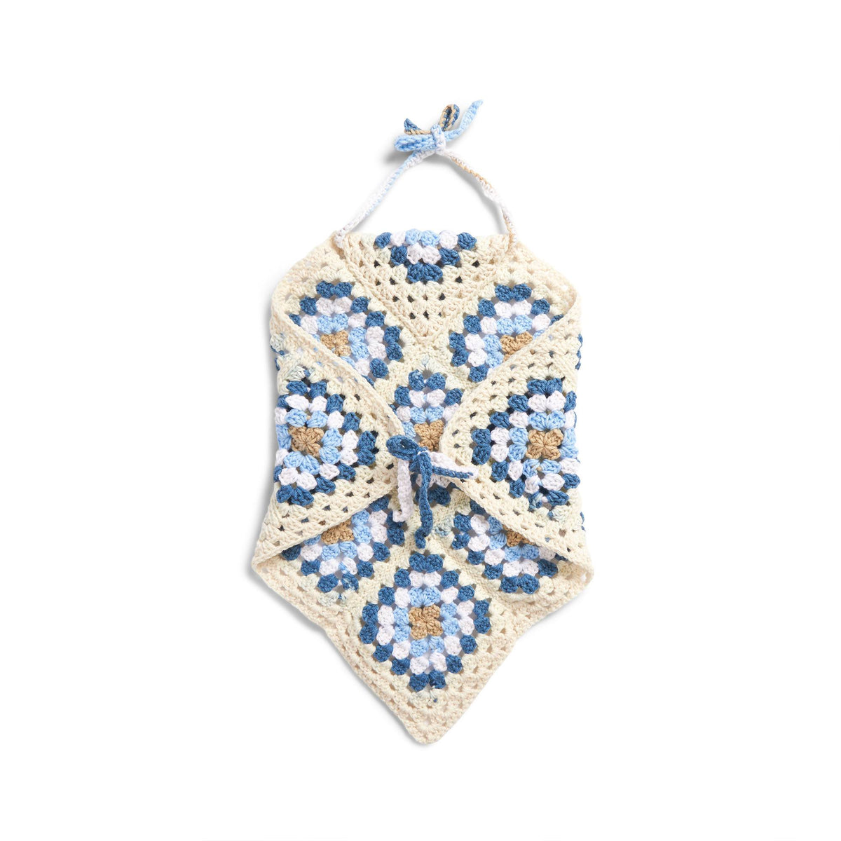 Crochet Top made in Red Heart All in One Granny Square","Super Saver Yarn