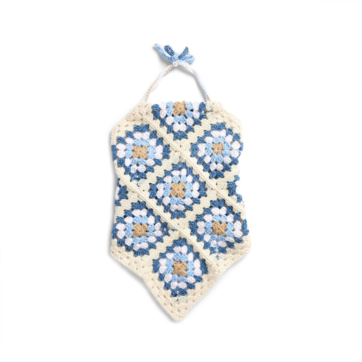 Crochet Top made in Red Heart All in One Granny Square","Super Saver Yarn