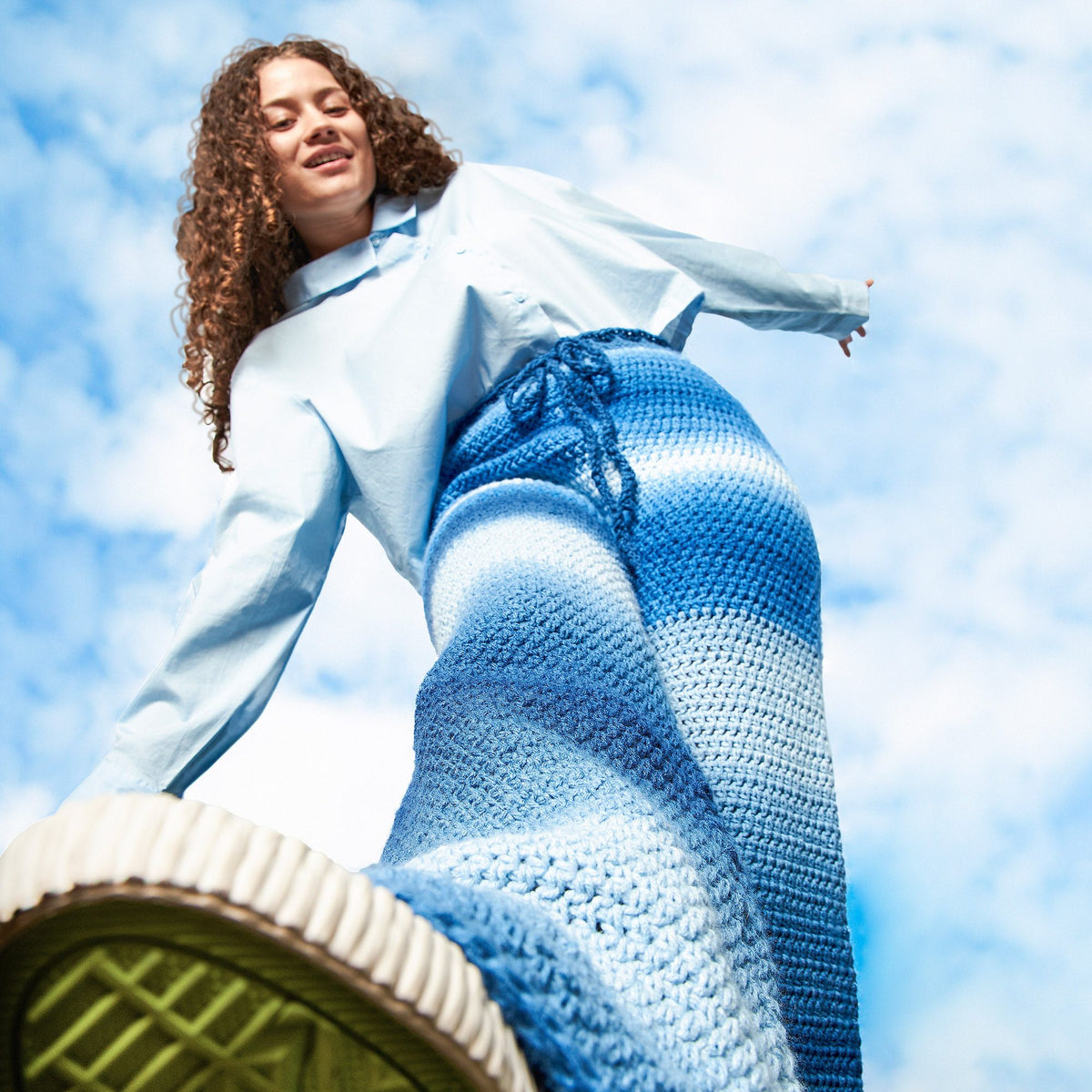 Crochet Pant made in Red Heart Yarn