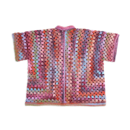 Red Heart Crochet Granny Cabana Shirt Crochet Shirt made in Red Heart Yarn