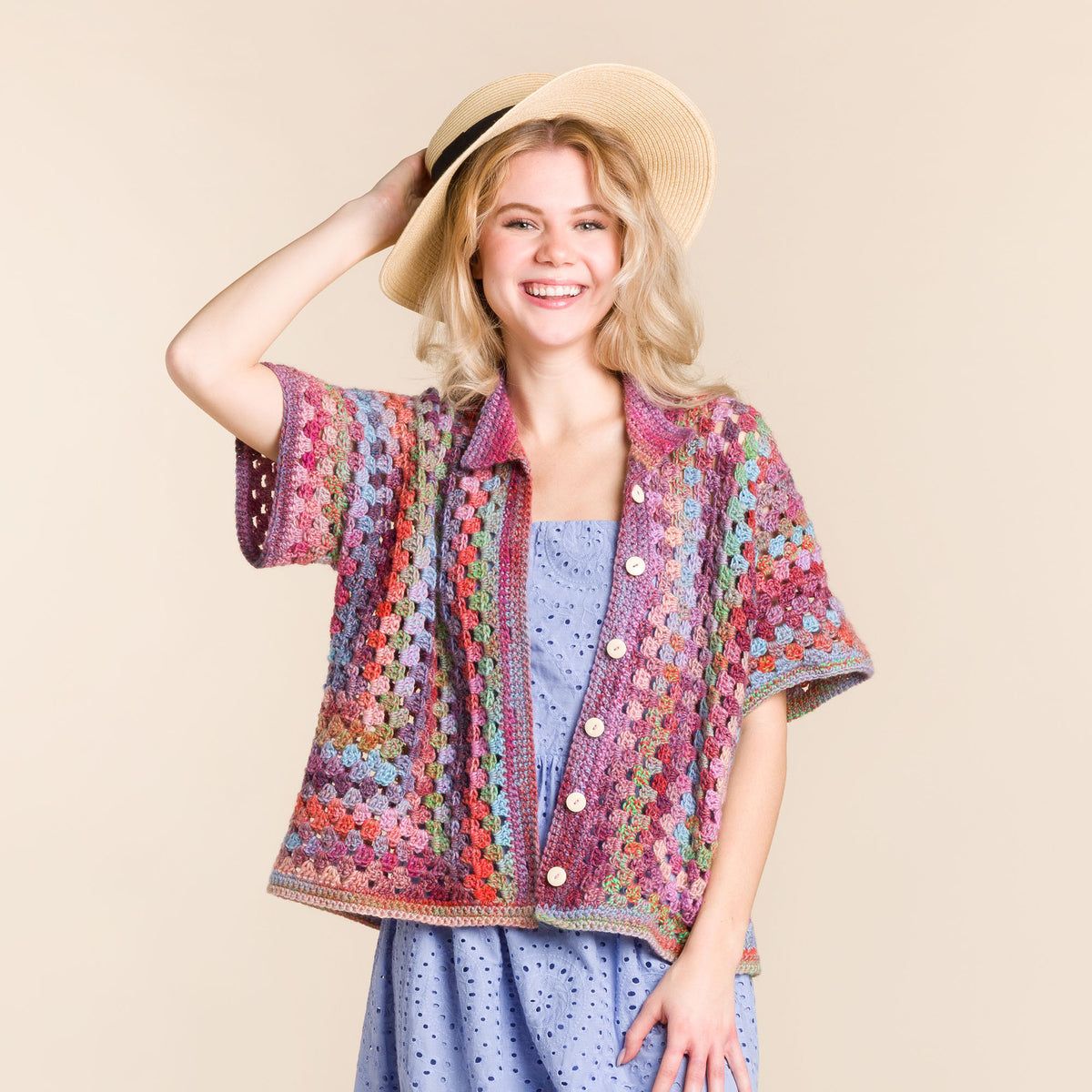 Crochet Shirt made in Red Heart Yarn