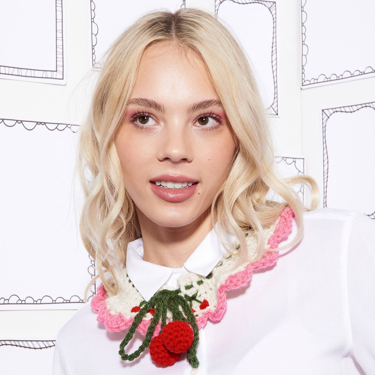 Crochet Appliqué made in Red Heart Super Saver Yarn