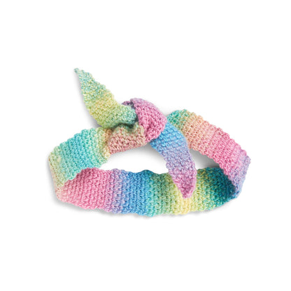 Red Heart Crochet Hair Bow Crochet Bow made in Red Heart Yarn