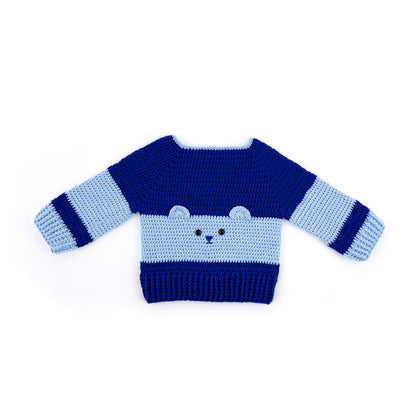 Red Heart Cute as Can Be Crochet Sweaters Bear
