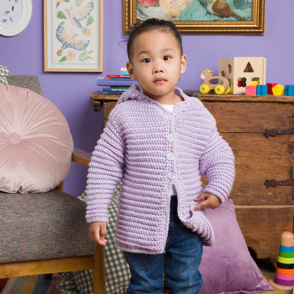 Red Heart Little Lovebug Crochet Cardigan Red Heart Little Lovebug Crochet Cardigan